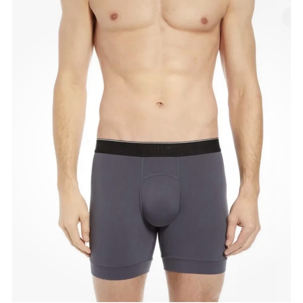 NEW Zella Everyday Boxer Briefs - Grey Ebony